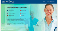 Desktop Screenshot of gynesonics.com